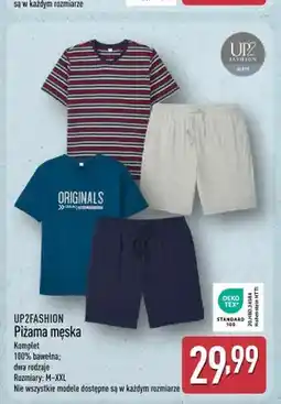 ALDI Piżama męska UP2FASHION komplet 100% bawełna oferta