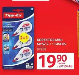 Selgros Korektor mini mysz Tipp-Ex 2+1 gratis oferta