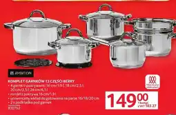 Selgros Komplet garnków 13 części Berry oferta