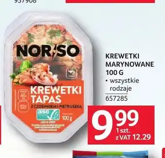 Selgros Krewetki marynowane Norso oferta