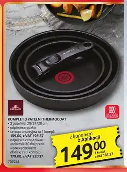 Selgros Komplet 3 patelni Thermocoat GERLACH oferta