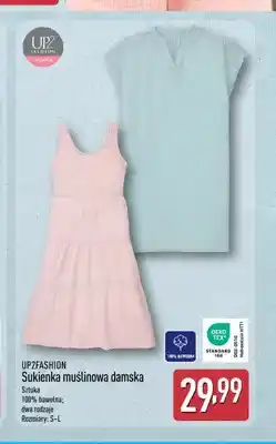 ALDI Sukienka muślinowa damska UP2FASHION oferta