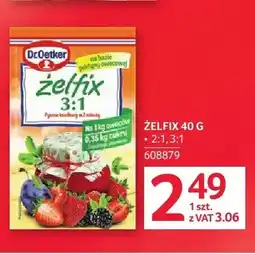 Selgros Żelfix 2:1 Dr.Oetker oferta