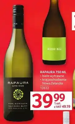 Selgros Wino Rapaura białe wytrawne Nowa Zelandia oferta