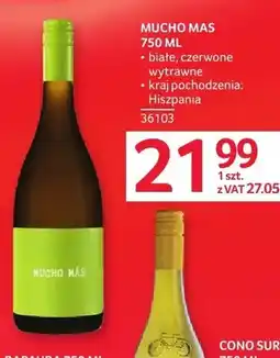 Selgros Wino Mucho Mas białe wytrawne Hiszpania oferta