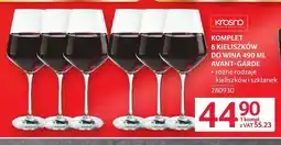 Selgros Komplet 6 kieliszków do wina 490ml Avant-Garde Krosno oferta