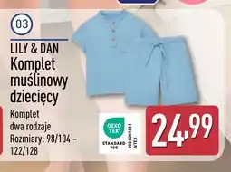 ALDI Komplet muślinowy dziecięcy LILY & DAN oferta