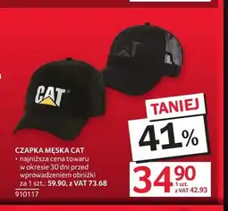 Selgros Czapka męska CAT oferta