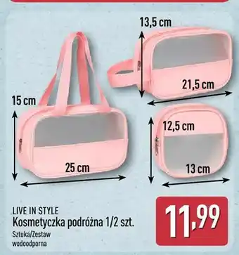 Kosmetyczka podróżna LIVE IN STYLE