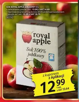 Selgros Sok jabłkowy Royal Apple oferta