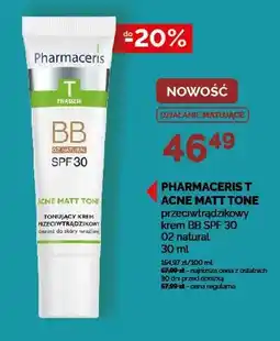 Ziko Dermo Przeciwtrądzikowy krem BB SPF 30 Pharmaceris T Acne Matt Tone 02 natural oferta