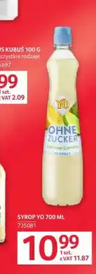 Selgros Syrop YO Zitrone-Limette oferta