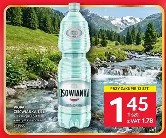 Selgros Woda Cisowianka oferta