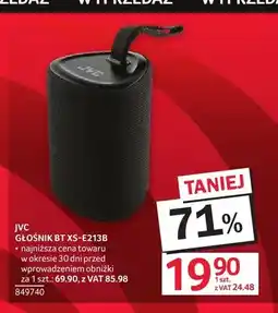 Selgros Głośnik JVC BT XS-E213B oferta