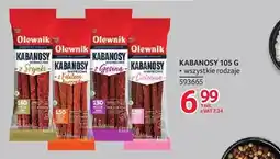 Selgros Kabanosy wieprzowe z Filetem kurczaka Olewnik oferta
