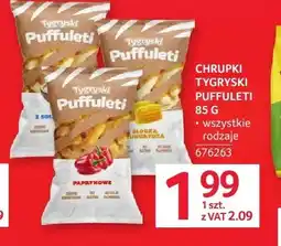 Selgros Chrupki Tygryski Puffuleti z solą oferta