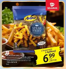 Selgros Frytki Steak Fries Aviko oferta
