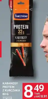 Selgros Kabanosy protein z kurczaka Tarczyński oferta