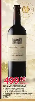 Selgros Wino Don Melchor czerwone wytrawne Chile oferta