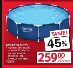 Selgros Basen stelażowy Steel Pro Bestway oferta