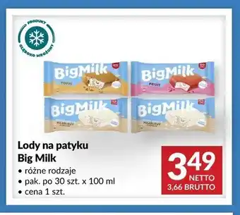 Makro Lody na patyku Big Milk oferta