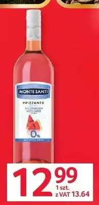 Selgros Wino bezalkoholowe Monte Santi 0% Watermelon Polska oferta