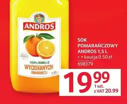 Selgros Sok pomarańczowy Andros oferta