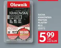 Selgros Sucha krakowska protein plastry Olewnik oferta