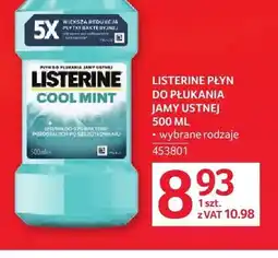 Selgros Płyn do płukania jamy ustnej Listerine oferta
