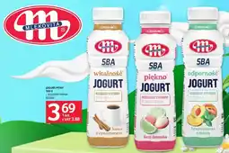 Selgros Jogurt pitny SBA odporność brzoskwinia z miętą Mlekovita oferta