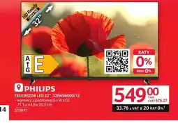 Selgros Telewizor LED Philips 32'' 32PHS6000/12 HD Ready 1366x768 71,5x44,8x20,5cm oferta