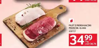 Selgros Filet z piersi kaczki pekin oferta