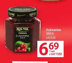 Selgros Żurawina Rolnik oferta