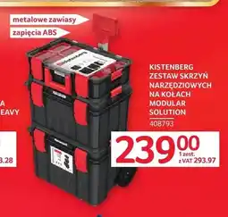 Selgros Zestaw skrzyń narzędziowych na kołach KISTENBERG Modular Solution oferta