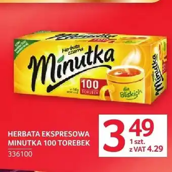 Selgros Herbata ekspresowa MINUTKA oferta