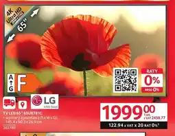 Selgros Telewizor LED LG 65'' 65UR781C 4K Ultra HD 3840x2160 145,4x90,3x26,9cm oferta