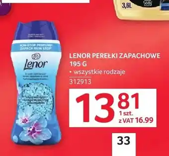 Selgros Perełki zapachowe Lenor oferta