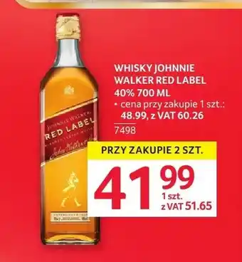Selgros Whisky Johnnie Walker Red Label 40% oferta