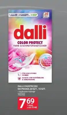 Selgros Chusteczki do prania Dalli Color Protect oferta