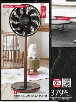 Selgros Wentylator stojący DOMO DO8155 26W 33cm oferta