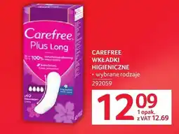 Selgros Wkładki higieniczne CAREFREE oferta