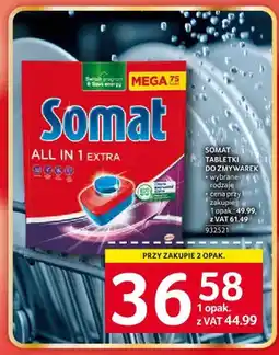 Selgros Tabletki do zmywarek Somat All in 1 Extra oferta