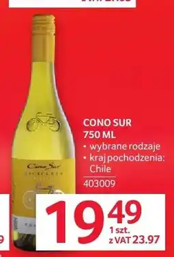 Selgros Wino Cono Sur Chile oferta