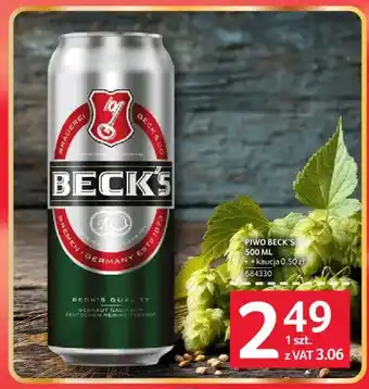 Selgros Piwo Beck's oferta
