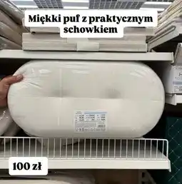 Pepco Miękki puf z praktycznym schowkiem pepco HOME 58x31x37cm oferta