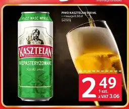 Selgros Piwo Kasztelan Niepasteryzowane oferta