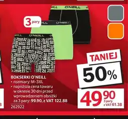 Selgros Bokserki O'NEILL 3-pak oferta