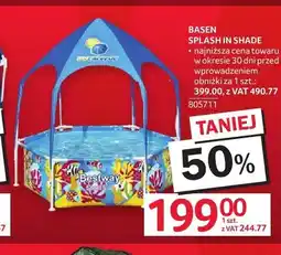 Selgros Basen Splash in Shade Bestway oferta