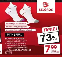 Selgros Skarpety BRUBECK Running oferta
