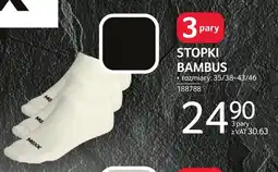 Selgros Stopki bambus MEXX 3-pak oferta